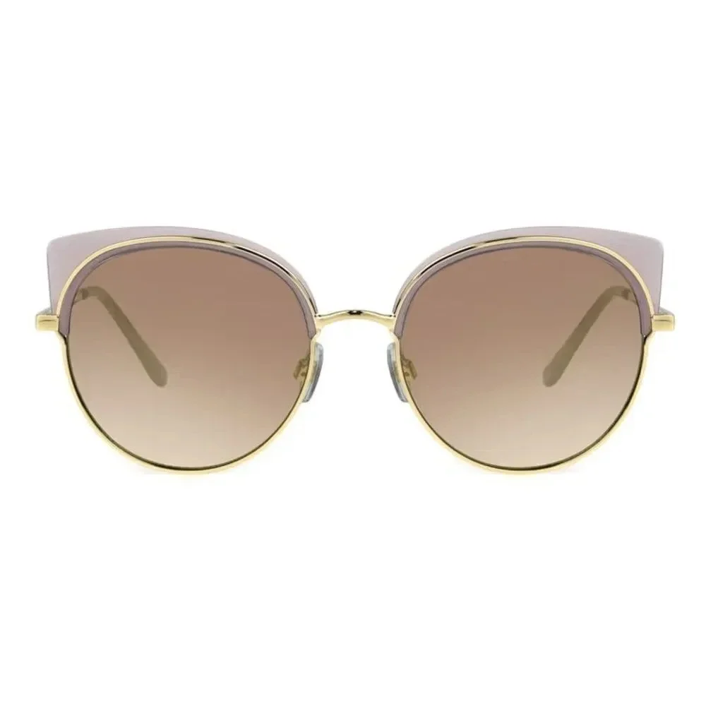 Foster Grant & Co Ladies Round Gold Sunglasses